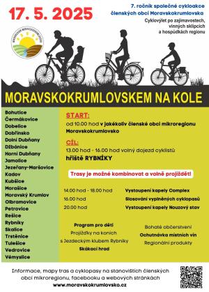 moravskokrumlovskem na kole